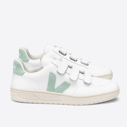 Veja V-lock Leather Miesten Kengät Valkoinen/Minttu (R97K79)